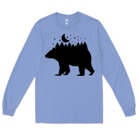 Colony Blue bear Long Sleeve Tee - Unal Design
