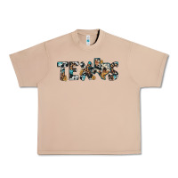Burro texas sunflower cowhide leopard texas map Urban Heavy Tee - Artiststas