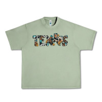 Oil Green texas sunflower cowhide leopard texas map Urban Heavy Tee - Artiststas