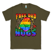 Army Green free dad hugs Classic Tee - Zillion Design Studio