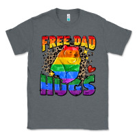 Charcoal Heather free dad hugs Classic Tee - Zillion Design Studio