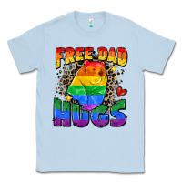 Dusty Blue free dad hugs Classic Tee - Zillion Design Studio