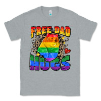 Heather Grey free dad hugs Classic Tee - Zillion Design Studio
