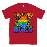 Red free dad hugs Classic Tee - Zillion Design Studio