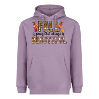 Lavender Fall Heavyweight Hoodie - CowhideDigitalArt