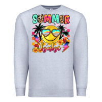 Heather Grey summer babe Premium Sweatshirt - JahusDesignShop