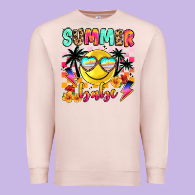 Summer Babe Premium Sweatshirt Designed By Jahusdesignshop
