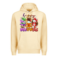 Pina Colada Happy Hallothanksmas coffee cups Premium Hoodie - NancyCooperArtShop