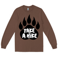 Chestnut take a hike Long Sleeve Tee - Unal Design
