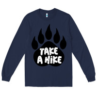Navy take a hike Long Sleeve Tee - Unal Design