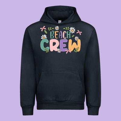 Beach Crew Urban Hoodie Designed By Maliassmallbusiness