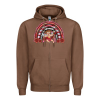 Chestnut valentine's day cupid rainbow Zipper Hoodie - RanaPortraitStore