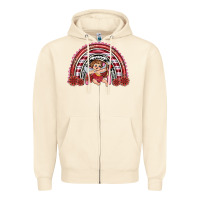 Sandshell valentine's day cupid rainbow Zipper Hoodie - RanaPortraitStore