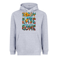 Heather Grey sorry i am late i didnt want to come Heavyweight Hoodie - HRA Design Shop