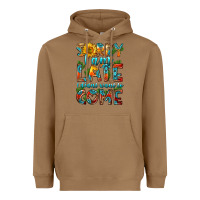 Toasted Coconut sorry i am late i didnt want to come Heavyweight Hoodie - HRA Design Shop