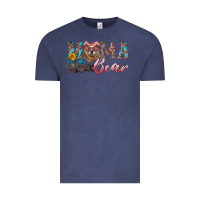 Vintage Denim mama bear with mama and baby Vintage Tee - Artiststas