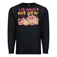 Black his mercies are new every morning lamentations 3 2 Premium Sweatshirt - JahusDesignShop