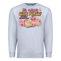 Heather Grey his mercies are new every morning lamentations 3 2 Premium Sweatshirt - JahusDesignShop
