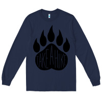 Navy take a hike Long Sleeve Tee - Unal Design