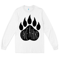 White take a hike Long Sleeve Tee - Unal Design