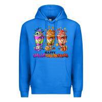 True Royal Happy Hallothanksmas coffee cups Premium Hoodie - NancyCooperArtShop