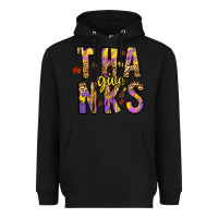 Black give thanks Heavyweight Hoodie - CowhideDigitalArt