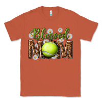 Copper blessed mom with tennis and daisy Classic Tee - texasbilliewilder