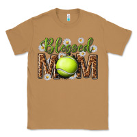 Toasted Coconut blessed mom with tennis and daisy Classic Tee - texasbilliewilder