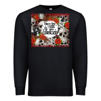 Black have the day you deserve skull and rose Premium Sweatshirt - JahusDesignShop