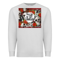 Dove Grey have the day you deserve skull and rose Premium Sweatshirt - JahusDesignShop