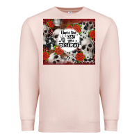 Pale Pink have the day you deserve skull and rose Premium Sweatshirt - JahusDesignShop