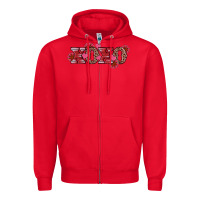 Red valentine's day xoxo sunflower heart Zipper Hoodie - RanaPortraitStore