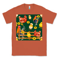 Copper farm life seamless pattern Classic Tee - FaDigitalArtStudio