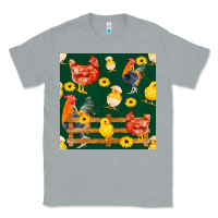 Heather Grey farm life seamless pattern Classic Tee - FaDigitalArtStudio