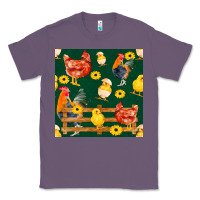 Lavender farm life seamless pattern Classic Tee - FaDigitalArtStudio