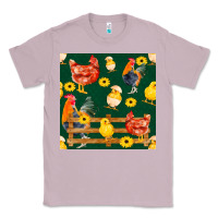 Lilac farm life seamless pattern Classic Tee - FaDigitalArtStudio