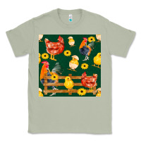 Matcha farm life seamless pattern Classic Tee - FaDigitalArtStudio