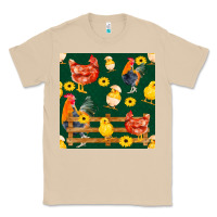 Mushroom farm life seamless pattern Classic Tee - FaDigitalArtStudio