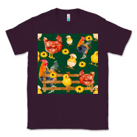 Plum farm life seamless pattern Classic Tee - FaDigitalArtStudio