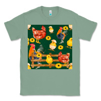 Sage farm life seamless pattern Classic Tee - FaDigitalArtStudio