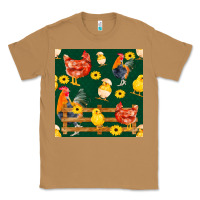Toasted Coconut farm life seamless pattern Classic Tee - FaDigitalArtStudio