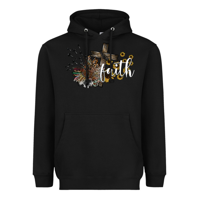 Faith Heavyweight Hoodie by SublimationCraftShop | Teevron