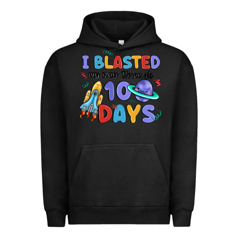 I Blasted My Way Through 100 Days Urban Hoodie by MaliasSmallBusiness | Teevron