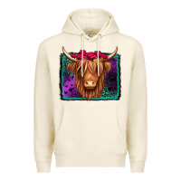 Tofu halloween highland cow Premium Hoodie - Jasminsmagicworld