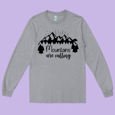Long Sleeve Tee Mountains