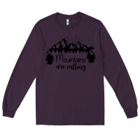Plum Mountains Long Sleeve Tee - Unal Design