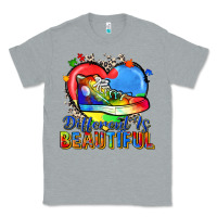 Heather Grey different is beautiful Classic Tee - Zillion Design Studio