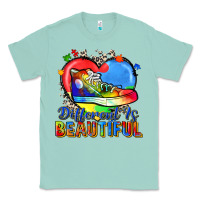 Seafoam different is beautiful Classic Tee - Zillion Design Studio