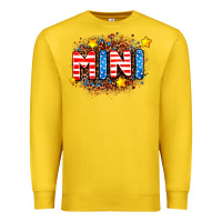 Lemon usa mini  leopard background Premium Sweatshirt - AdoDesignShop