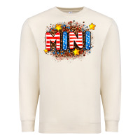Sandshell usa mini  leopard background Premium Sweatshirt - AdoDesignShop